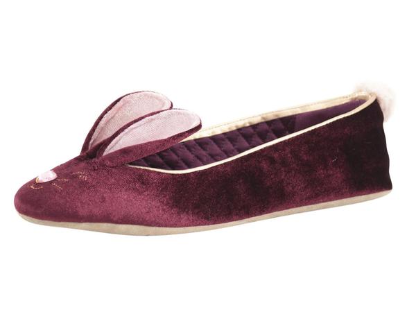  Ted Baker Women's Bhunni Velvet Slippers Shoes 