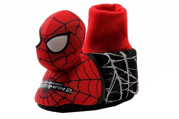  The Amazing Spiderman 2 Boy's SPF231 Plush Fleece Bootie Slippers Shoes 