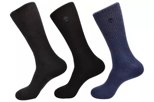  Timberland Men's 5-Pairs Rivington Crew Pro Socks 