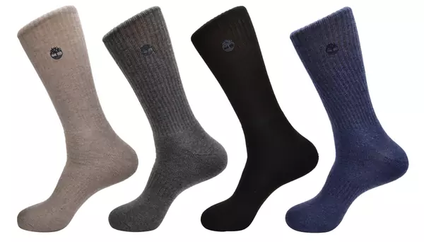 Timberland Men's 5-Pairs Rivington Crew Pro Socks