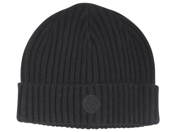  Timberland Men's Embroidered Logo Patch Knit Beanie Hat 