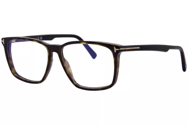  Tom Ford FT5959 Eyeglasses Men's Full Rim Square Shape 