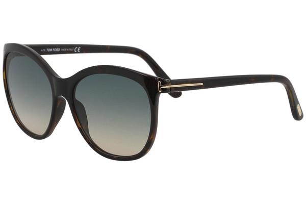  Tom Ford Women's Geraldine-02 TF568 TF/568 Fashion Oval Sunglasses 