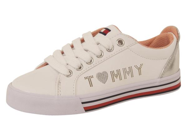  Tommy Hilfiger Little/Big Girl's Arrin Logo Sneakers Shoes 