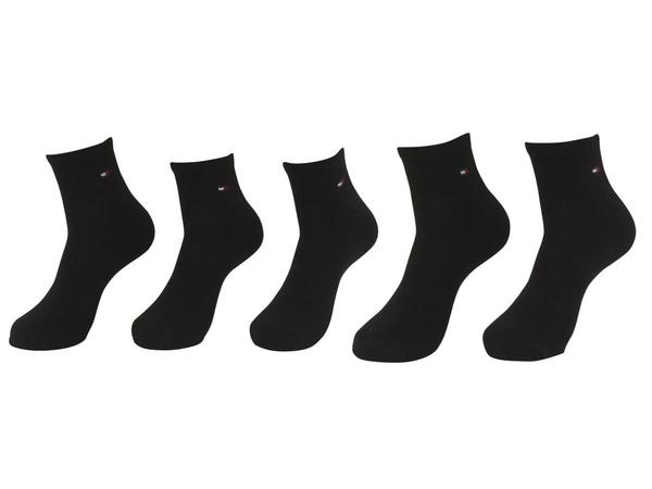  Tommy Hilfiger Men's 5-Pairs Classic Quarter Socks 