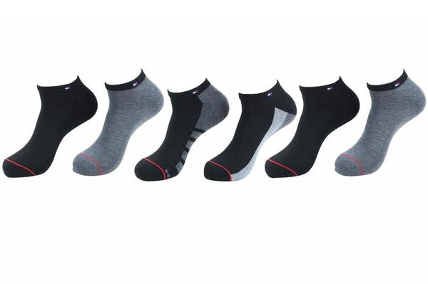  Tommy Hilfiger Men's 6-Pairs Cushion Comfort Sport Ankle Socks Sz: 7-12 