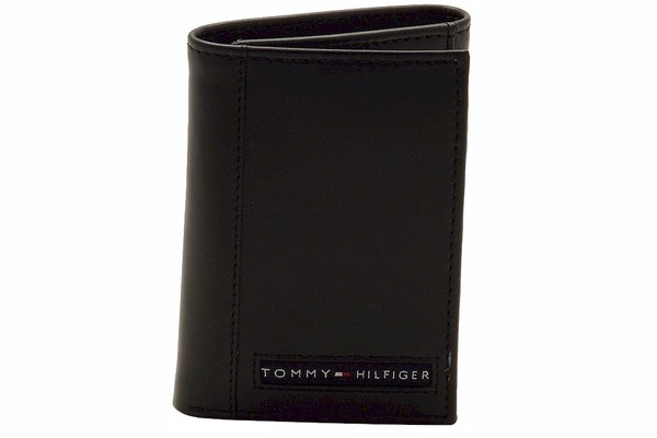  Tommy Hilfiger Men's Genuine Leather Tri-Fold Wallet 