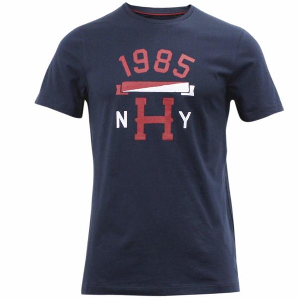  Tommy Hilfiger Men's Short Sleeve Crew Neck Cotton Sleepwear T-Shirt 