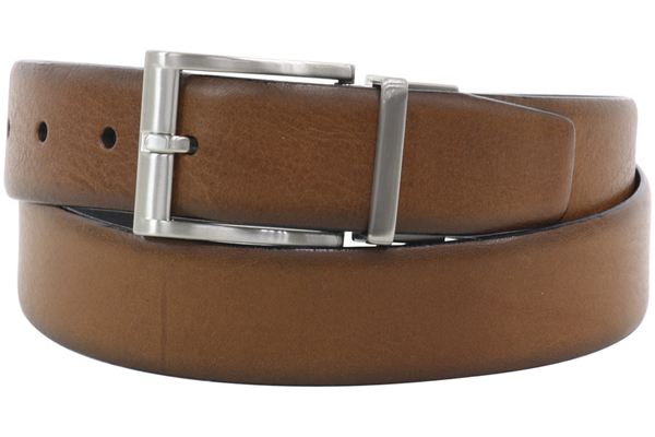  Trafalgar Men's Bradley Reversible Genuine Leather Belt 