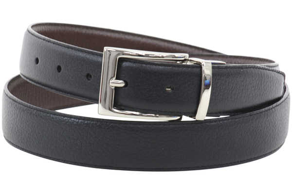  Trafalgar Men's Dorado Genuine Full Grain Dressy Reversible Leather Belt 