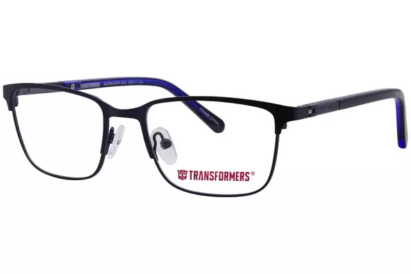  Transformers Has-Microchip Eyeglasses Youth Kids Boy's Full Rim Rectangle Shape 