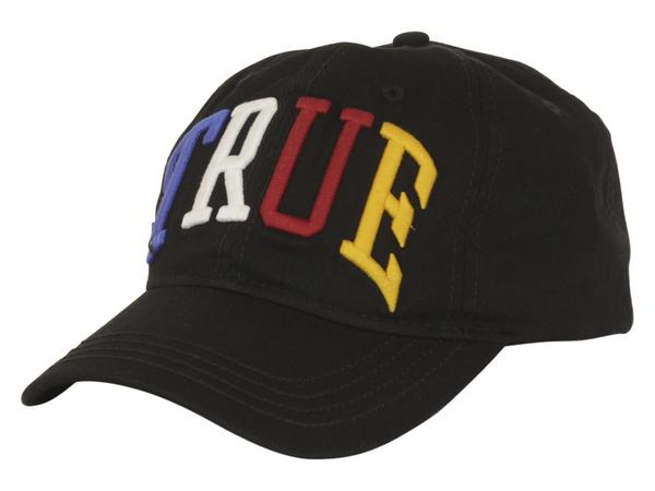  True Religion Men's Rainbow Emblem Cotton Strapback Baseball Cap Hat 
