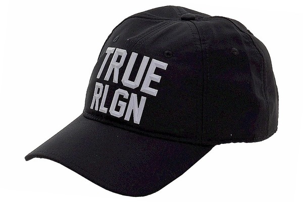  True Religion Men's Reflective Baseball Cap Hat (One Size Fits Most) 