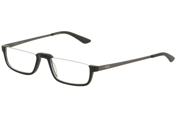  Tumi Desmond Eyeglasses Half Rim Reading Glasses 