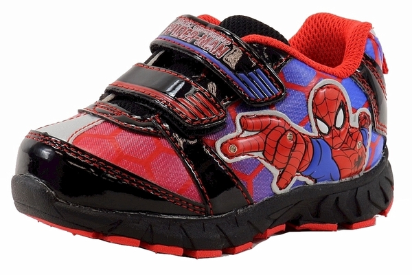  Ultimate Spiderman Boy's Friendly Neighborhood Fashion Light Up Sneakers Shoes 