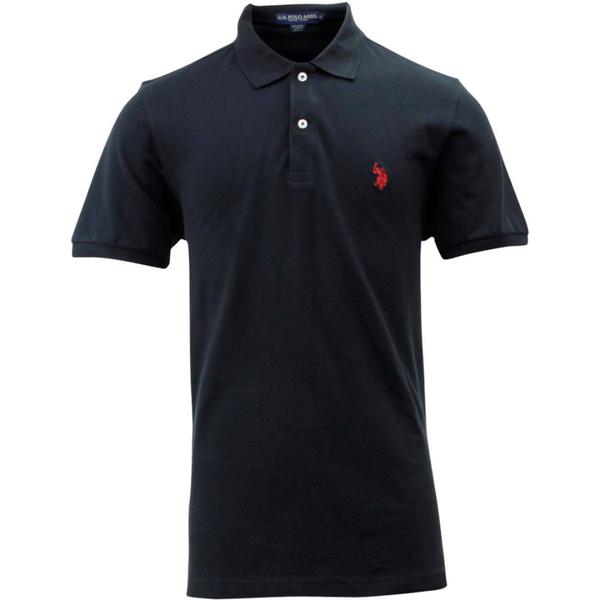  U.S. Polo Association Pique Polo Shirt Men's Short Sleeve Small Logo 