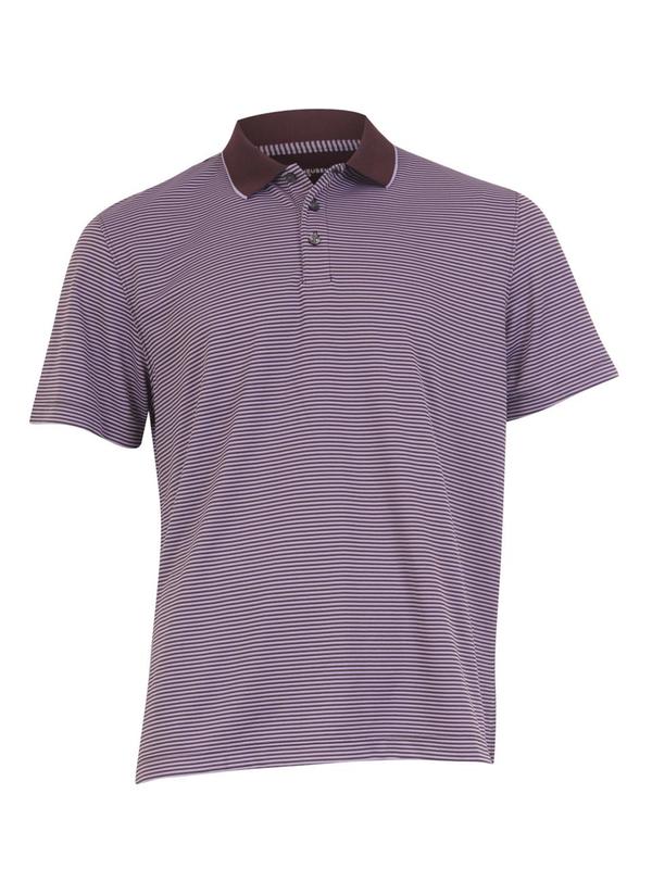  Van Heusen Men's Air Two-Tone Short Sleeve Polo Shirt 