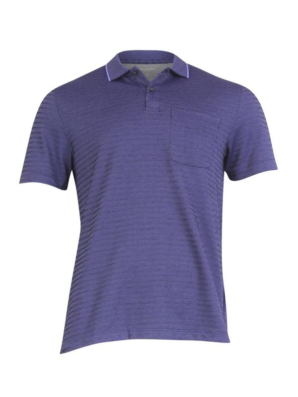  Van Heusen Men's Flex Stripe Short Sleeve Polo Shirt 