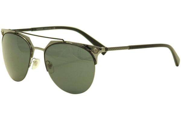  Versace Men's 2181 Round Sunglasses 