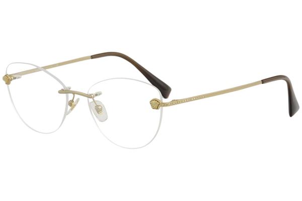 versace rimless eyeglasses