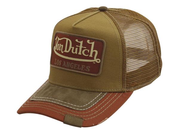  Von Dutch Men's LA Patch Snapback Trucker Cap Hat 