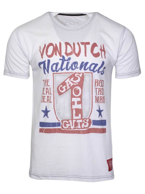  Von Dutch Men's Nationals Crew Neck Short Sleeve T-Shirt 