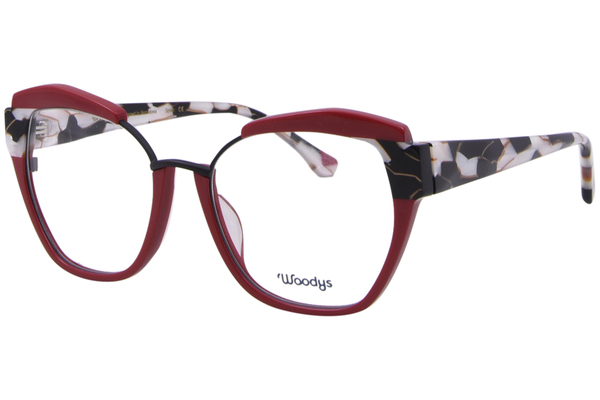  Woodys Bellini Eyeglasses Women's Full Rim Butterfly Shape 