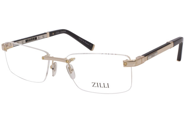  Zilli Men's Eyeglasses ZI60013 ZI/60013 Rimless Optical Frame 