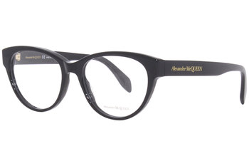 Alexander McQueen AM0359O Eyeglasses Women's Full Rim Cat Eye