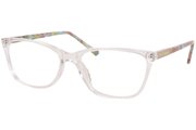 Betsey Johnson Crystal-Clear Eyeglasses Women's Full Rim Cat Eye