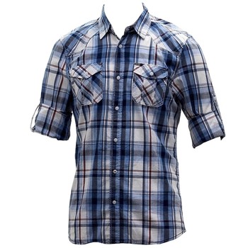 Buffalo Blue Men's Sampson Woven Cotton Long Sleeve Button Down Plaid Shirt