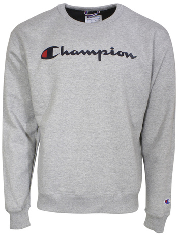 Champion Powerblend Script Logo Sweatshirt Men's Long Sleeve Crew Neck Shirt
