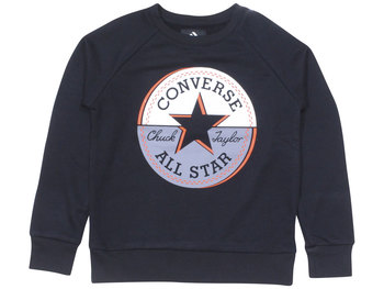 Converse Big Boy's Chuck Patch Sweatshirt Crew Neck Pullover Fleece