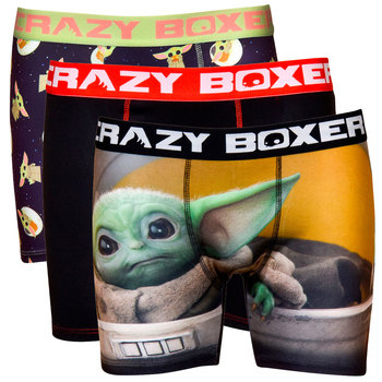 CrazyBoxer Men's Star Wars Mandalorian Underwear 3-Pairs Boxer Briefs