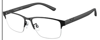 Emporio Armani EA1138 Eyeglasses Men's Semi Rim Rectangle Shape
