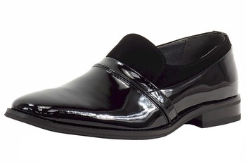 Giorgio Brutini Men's Luxore Patent Tuxedo Loafers Shoes