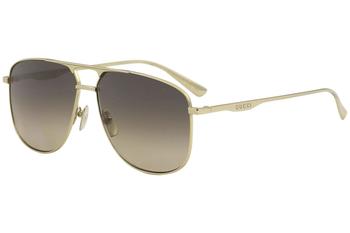 Gucci Men's GG0336S GG/0336/S Fashion Pilot Sunglasses