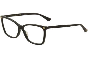 Gucci Women's Eyeglasses GG0025O Full Rim Optical Frame