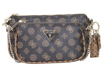Buy Guess Mocha Multi Arie Small Double Pouch Cross Body Bag for