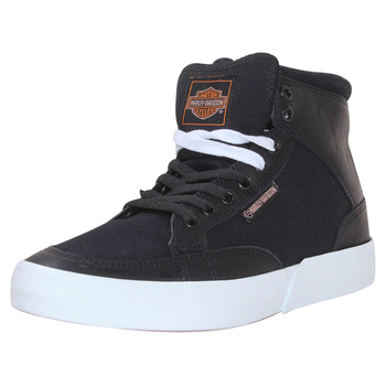 Harley-Davidson Men's Rosemont Sneakers Lace Up Canvas High-Top Shoes