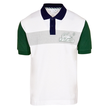 Lacoste Men's Polo Shirt Loose-Fit Le-Club Croc Short Sleeve