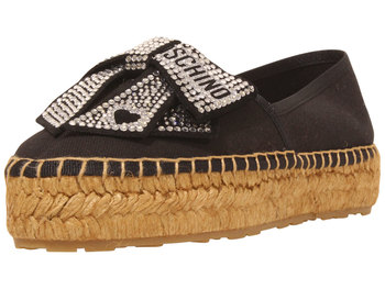 Love Moschino Women's Canvas Espadrilles Platform Shoes Bow