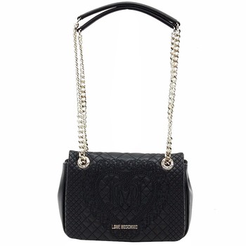 Love Moschino Women's Quilted & Embroidered Flap-Over Satchel Handbag