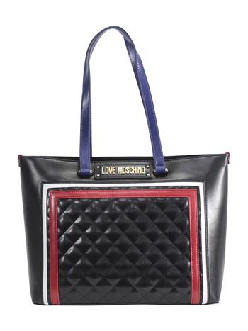 Love Moschino Women's Quilted Panel Tote Handbag