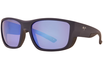Maui Jim Polarized Amberjack MJ896 Men's Sunglasses Rectangle Shape