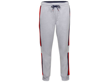 Nautica Men's Reissue-Side-Stripe-Logo Jogger Fleece Sweatpants