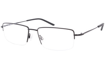Nike 8182 Eyeglasses Men's Half Rim Rectangular Optical Frame