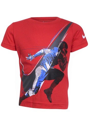 Nike Football Player T-Shirt Toddler/Little Boy's Short Sleeve Crew Neck