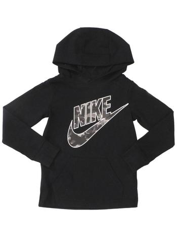 Nike Little Boy's Camo Logo Hooded Cotton Sweatshirt Shirt