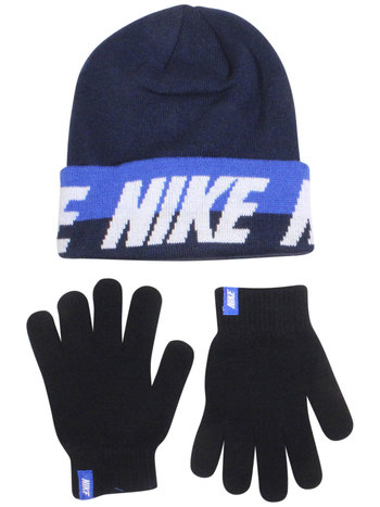 Nike Repeat Stripe Hat & Gloves 2-Piece Set Boy's